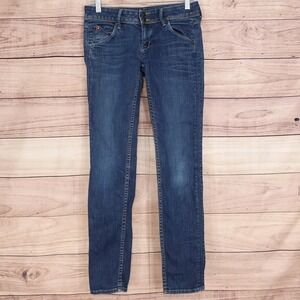 Hudson Skinny Jeans‎ Womens 26 Blue Med Wash Stretch Slim Denim